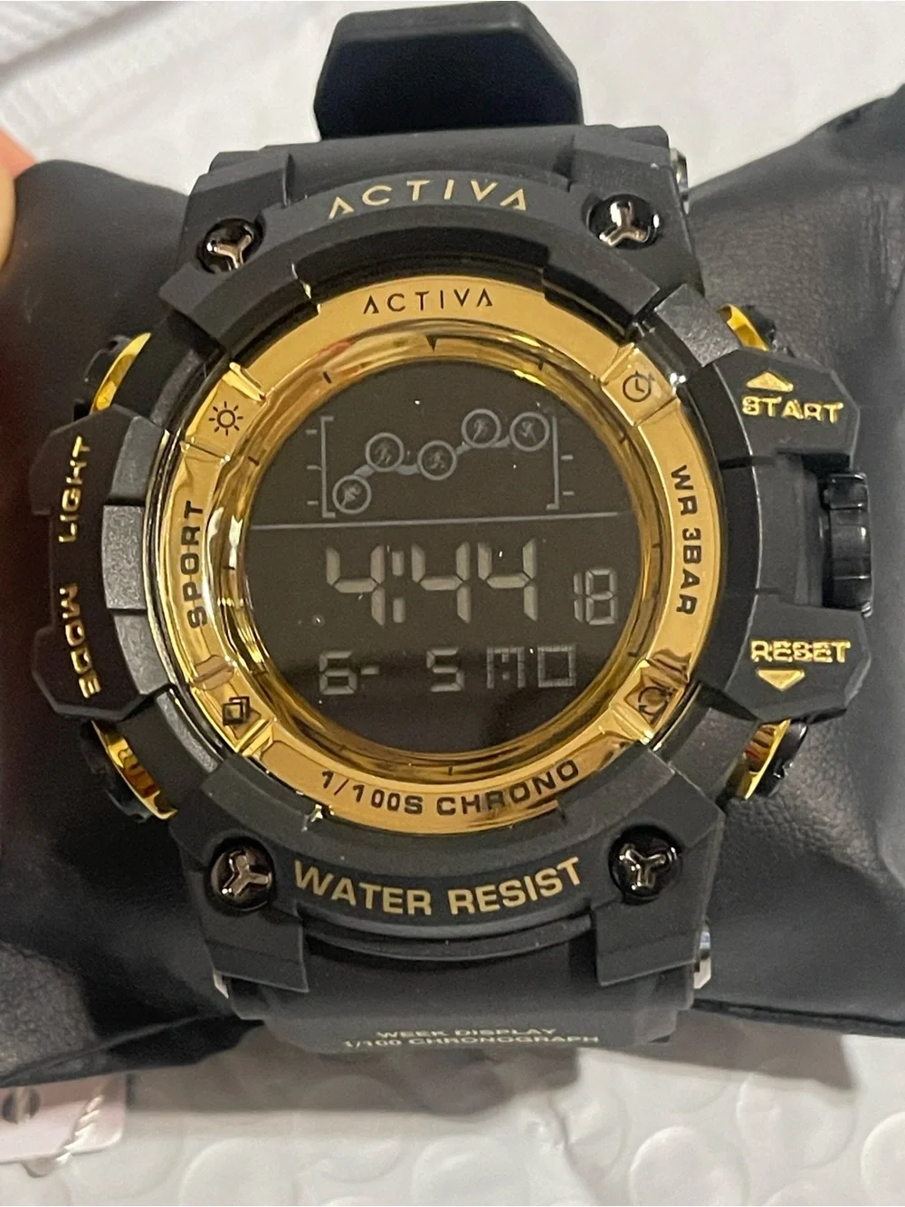 Activa X Invicta Digital Unisex Watch - 50mm, Black (ACW8082-008)